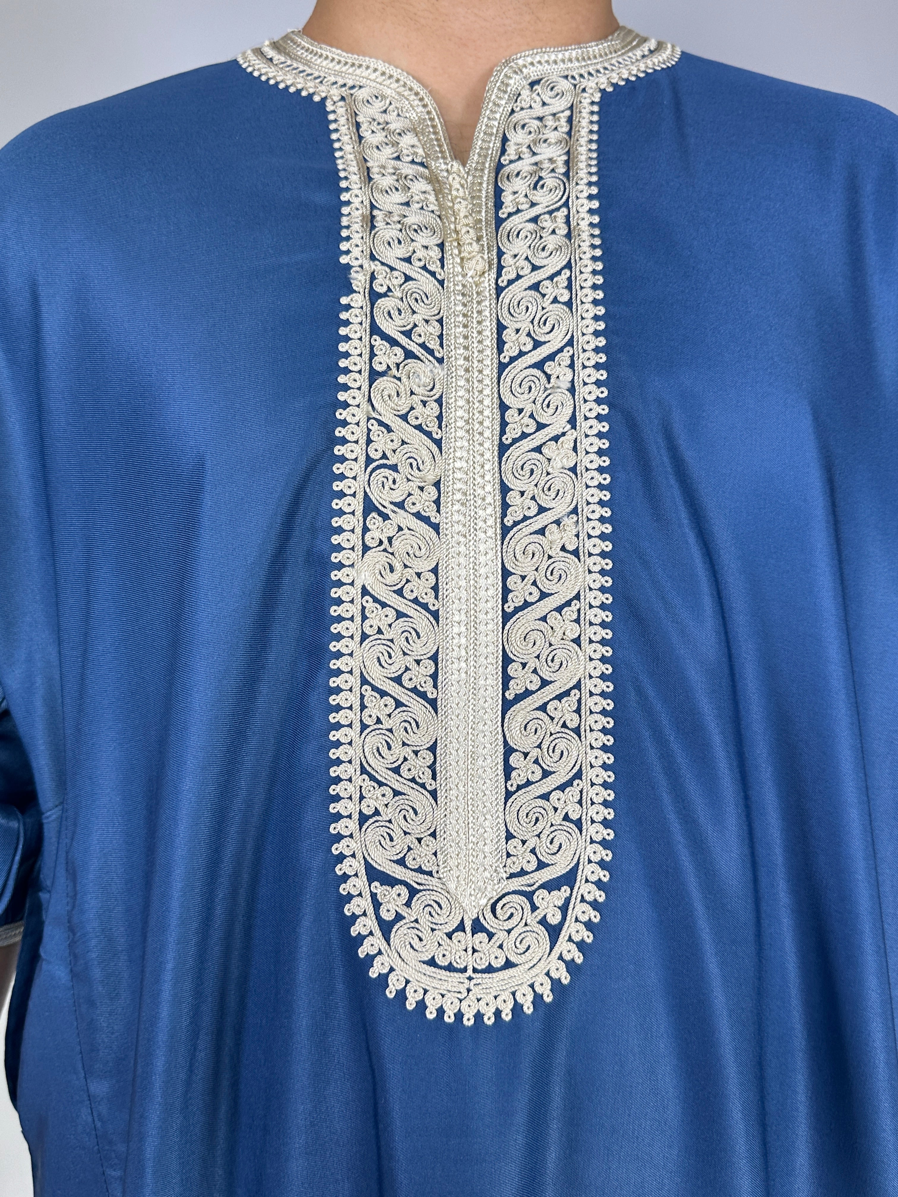 Gandoura Tétouan - Blue - Sensaya for men
