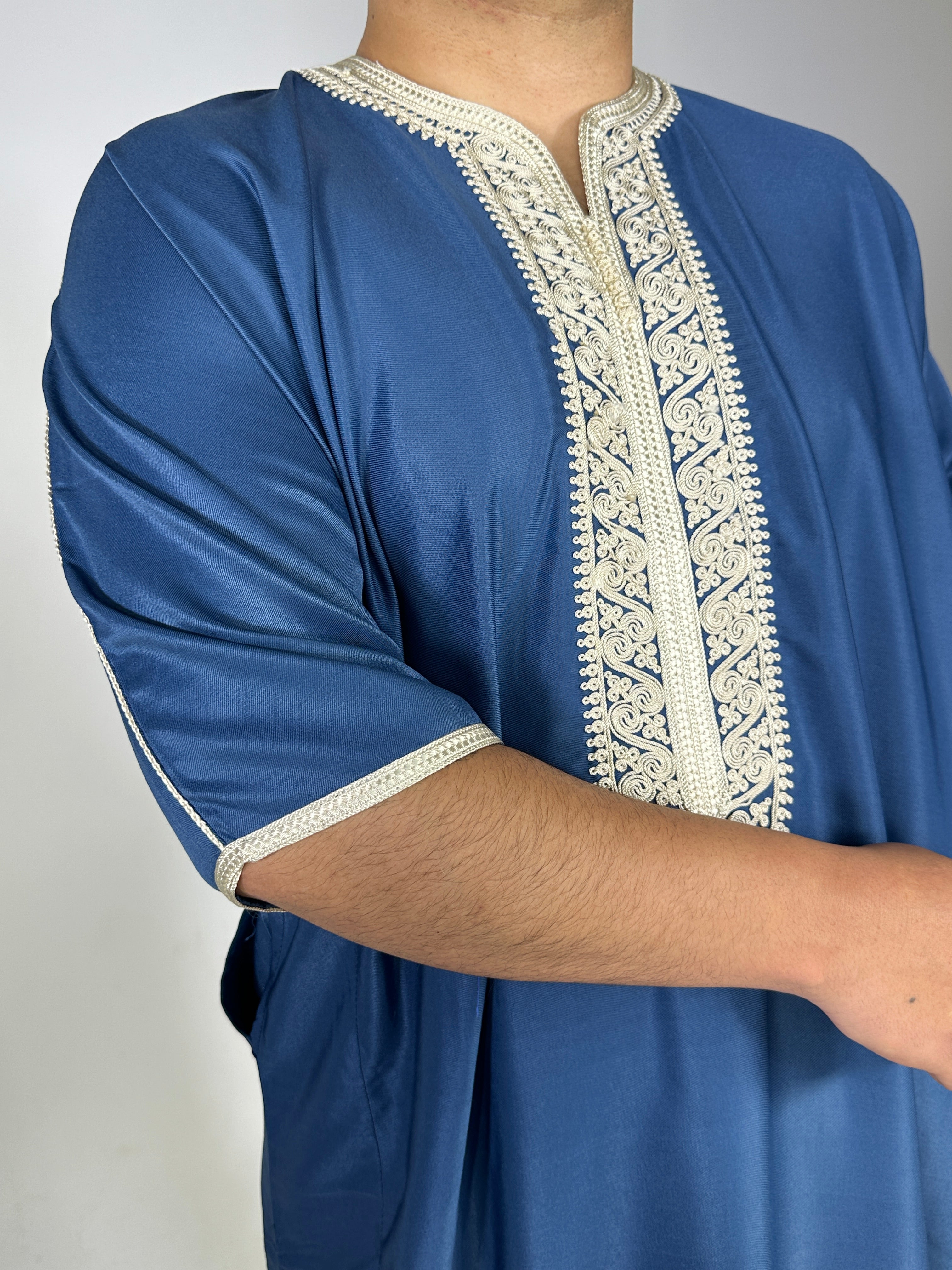 Gandoura Tétouan - Blue - Sensaya for men